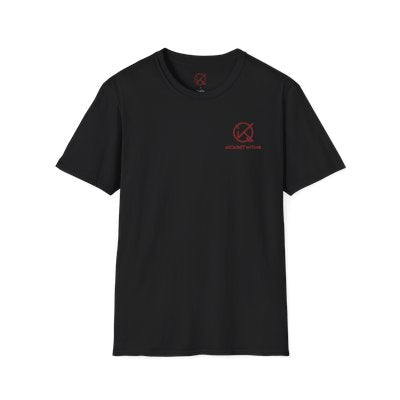 KickinitwithQ FaithOverFear T-Shirt (Black, White)