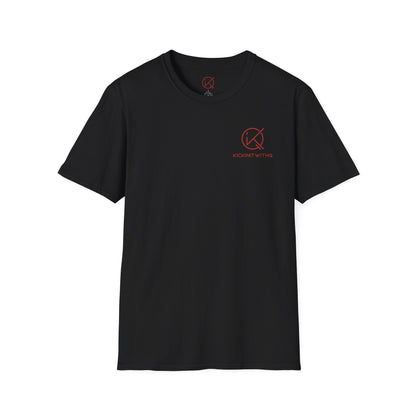 KickinitwithQ Plain Logo Heavy Cotton T-Shirt (Black, White, Heather Grey)