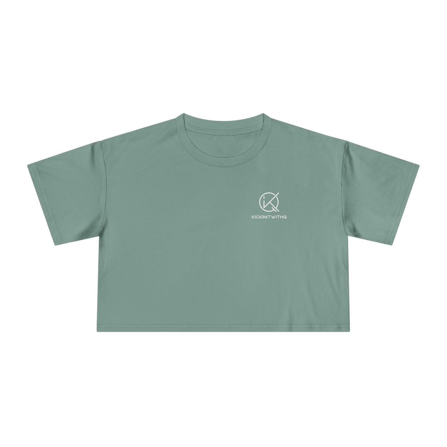 KickinitWithQ Women's Crop Tee