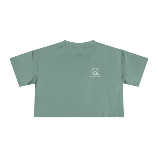 KickinitWithQ Women's Crop Tee