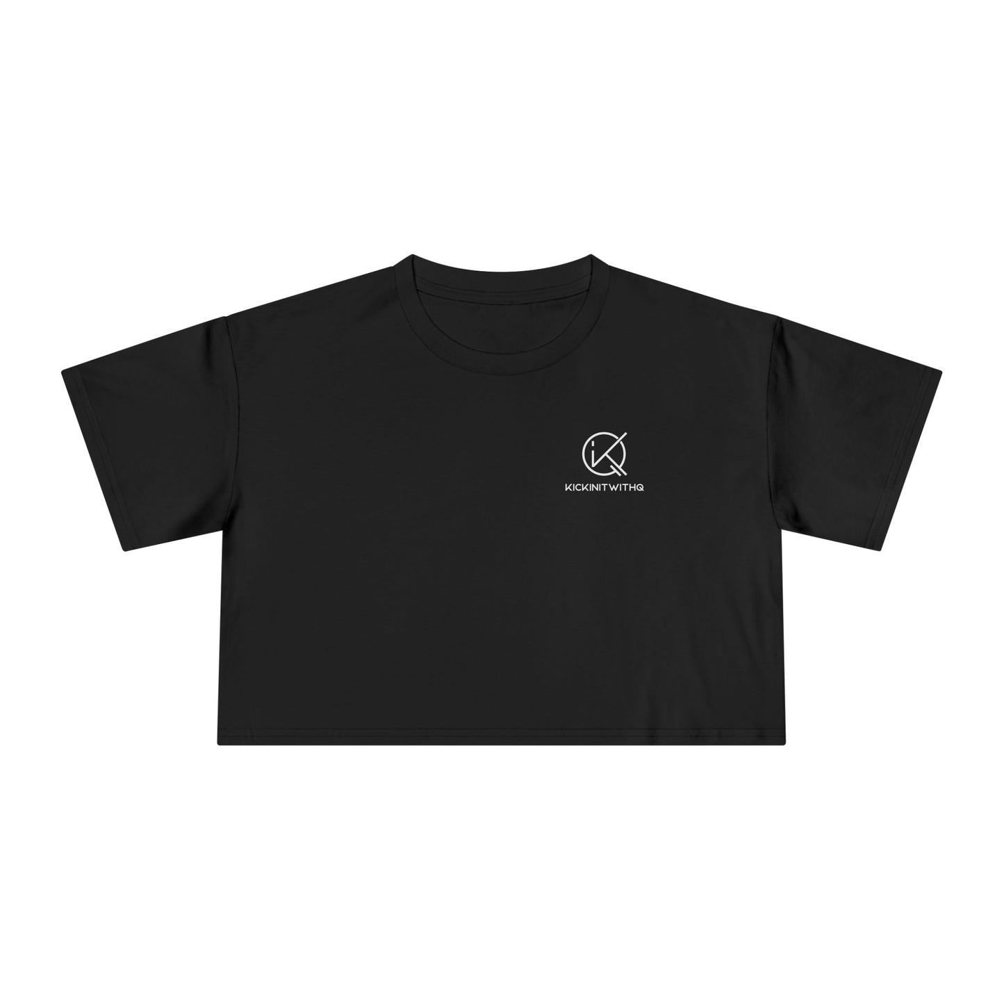 KickinitWithQ Women's Crop Tee